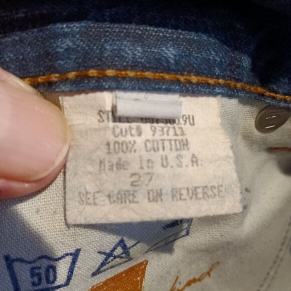 7 For All Mankind Jeans Women's 27 Boot Cut Low Rise Dark Wash USA 30 X 29.5 - Picture 4 of 9